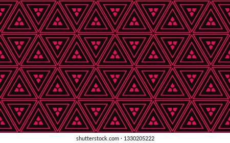 Vector illustration red geometric abstract background
