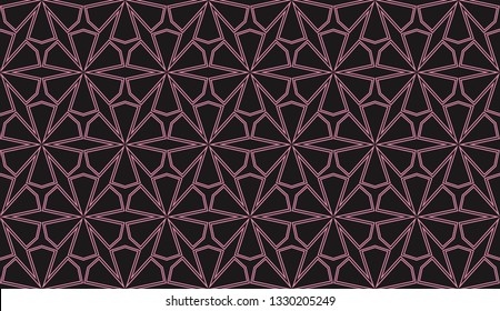 Vector illustration red geometric abstract background