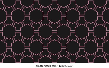 Vector illustration red geometric abstract background