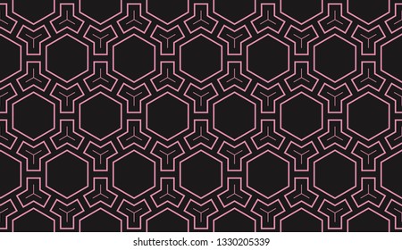 Vector illustration red geometric abstract background