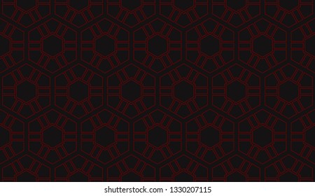 Vector illustration red geometric abstract background