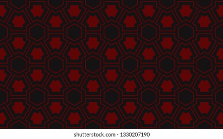 Vector illustration red geometric abstract background