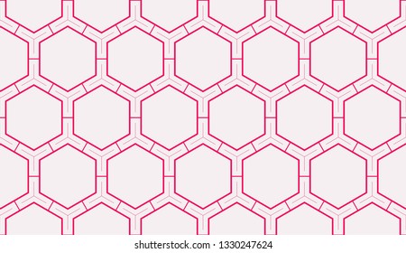 Vector illustration red geometric abstract background