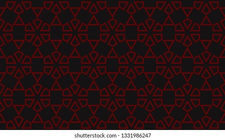 Vector illustration red geometric abstract background