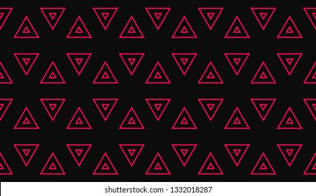 Vector illustration red geometric abstract background