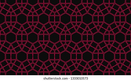 Vector illustration red geometric abstract background