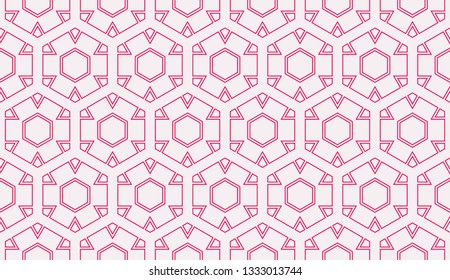 Vector illustration red geometric abstract background