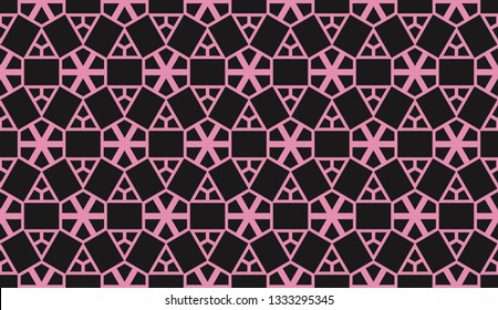 Vector illustration red geometric abstract background
