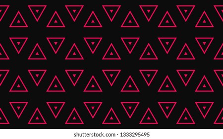 Vector illustration red geometric abstract background