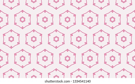 Vector illustration red geometric abstract background