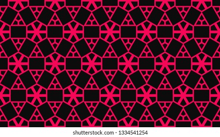 Vector illustration red geometric abstract background