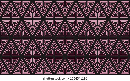 Vector illustration red geometric abstract background
