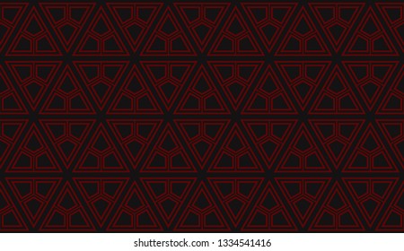 Vector illustration red geometric abstract background