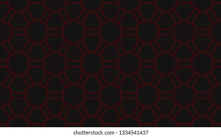 Vector illustration red geometric abstract background