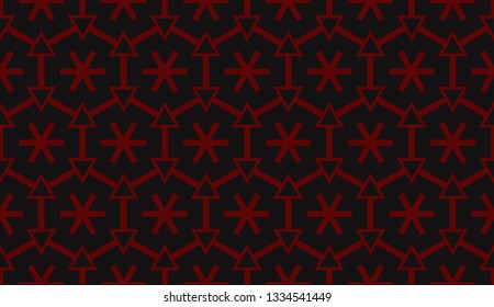 Vector illustration red geometric abstract background