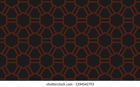 Vector illustration red geometric abstract background