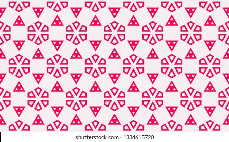 Vector illustration red geometric abstract background