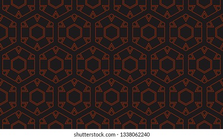 Vector illustration red geometric abstract background