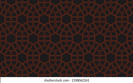 Vector illustration red geometric abstract background