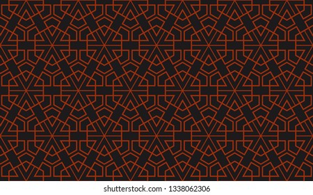 Vector illustration red geometric abstract background
