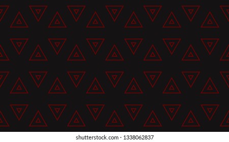 Vector illustration red geometric abstract background