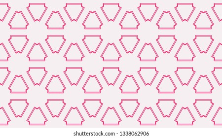 Vector illustration red geometric abstract background