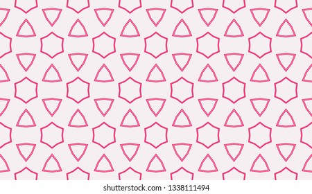 Vector illustration red geometric abstract background