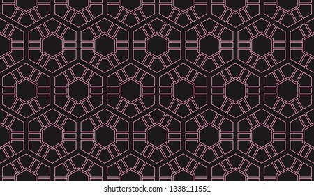 Vector illustration red geometric abstract background