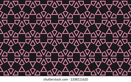 Vector illustration red geometric abstract background