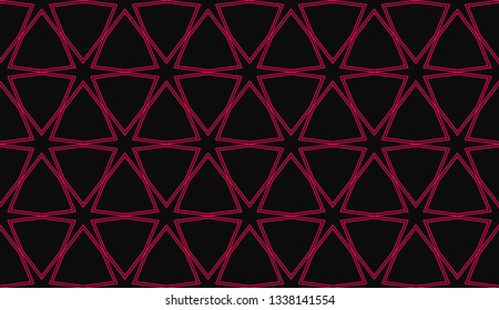 Vector illustration red geometric abstract background