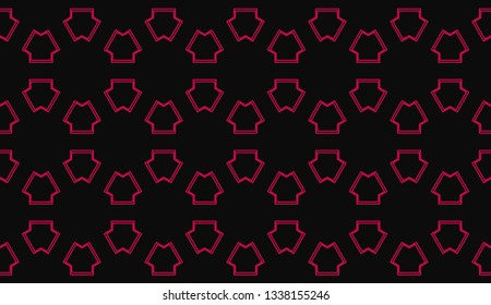 Vector illustration red geometric abstract background