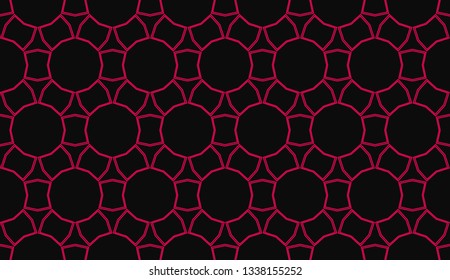 Vector illustration red geometric abstract background