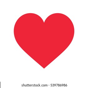 vector illustration of red heart