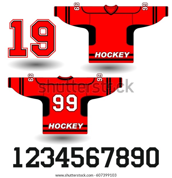 hockey jersey with number