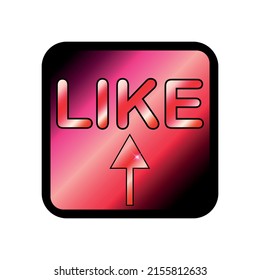 ilustración vectorial del botón rojo similar en fondo blanco	