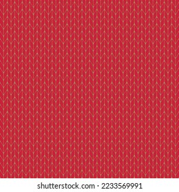 vector illustration of red nordic fabric seamless background, paper, gift, print, pattern