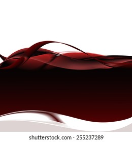 Vector illustration red pattern on a white background 