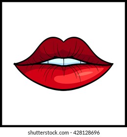 Vector Illustration Red Pop