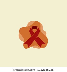 Ilustración vectorial del diseño de cinta roja. Buena Plantilla para el diseño de atención médica.
