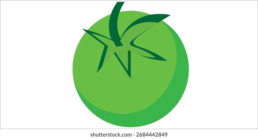 Ilustração vetorial de um tomate vermelho isolado em branco , Vetor de tomate. Tomate sobre fundo branco. Vetor de tomate em estilo cartoon