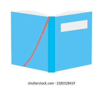 Vector illustration of the book.　Textbook. Reference books.