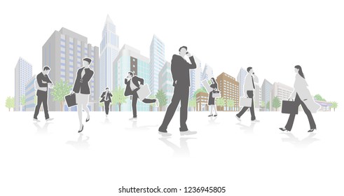 Vector illustration reflecting the image of business
