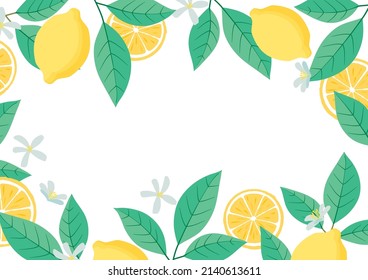 Vector illustration of refreshing lemon