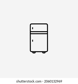 Vector Illustration Of Refridgerator Icon