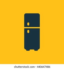 Vector illustration of refrigerator icon
