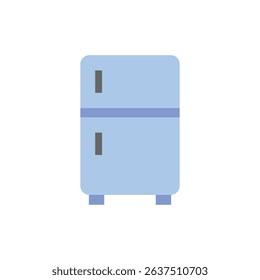 Vector illustration of an Refrigerator isolated on a white background