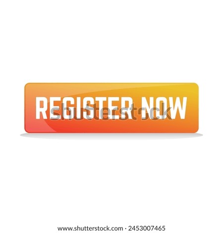 Vector Illustration Register Now Label vector.