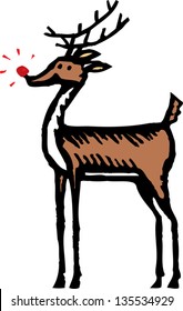 Vector illustration of a Reindeer