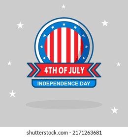 vector illustration related to usa independence day symbol ornament