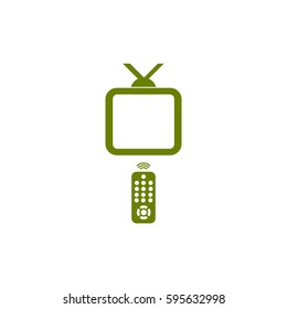 Vector illustration remote tv